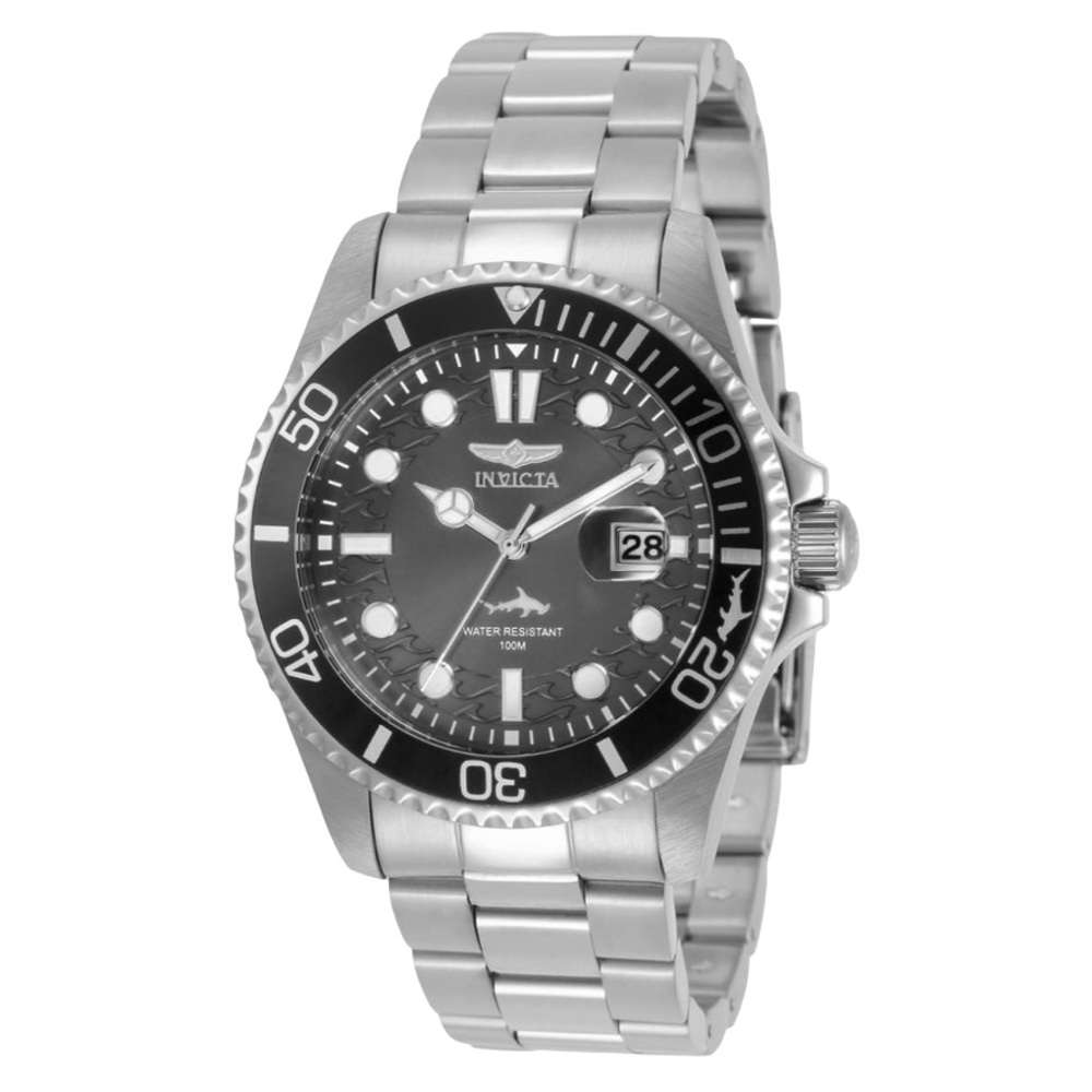 Invicta Pro Diver 43mm Steel Dial Mens Watch Date BNIB Stainless Classic